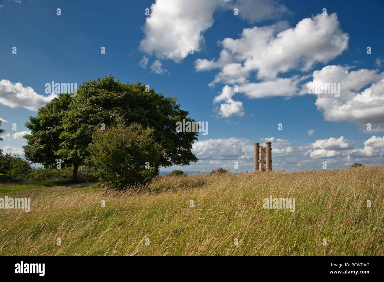 BROADWAY TOWER COTSWOLDS ENGLAND IN SUMMER Stock Photo
