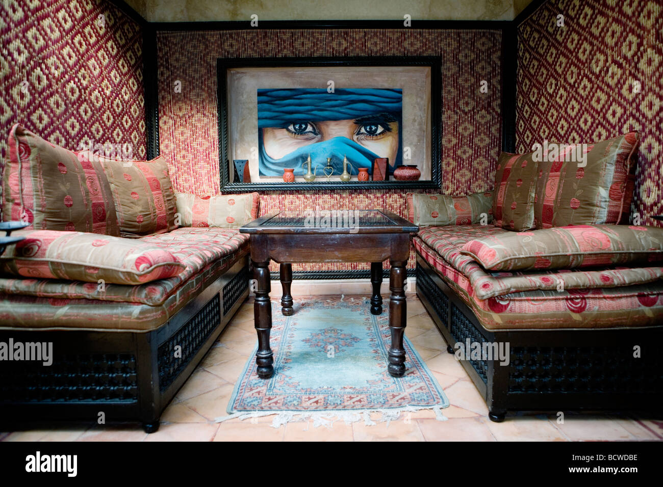 A riad, traditional house, has been transformed into a small boutique ...