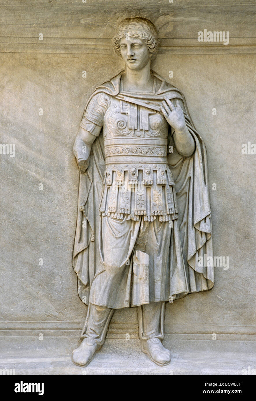 Ancient Roman relief, representation of a man, Conservator's Palace ...