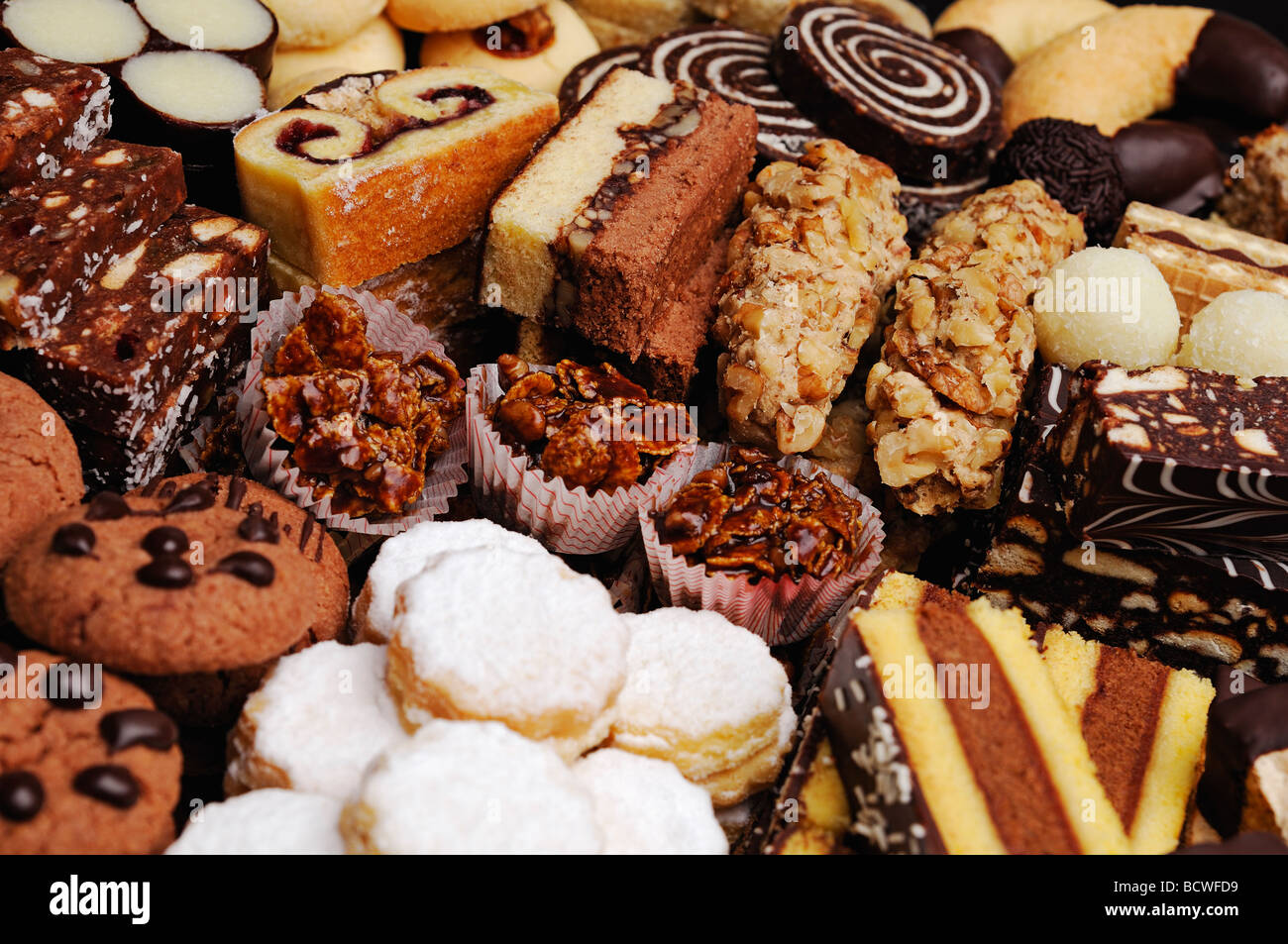 Cakes and Biscuits Stock Photo