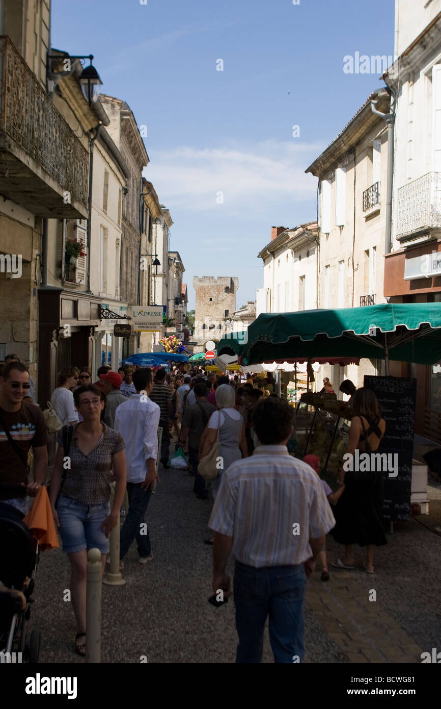 Cadillac Market, South France Stock Photo Alamy
