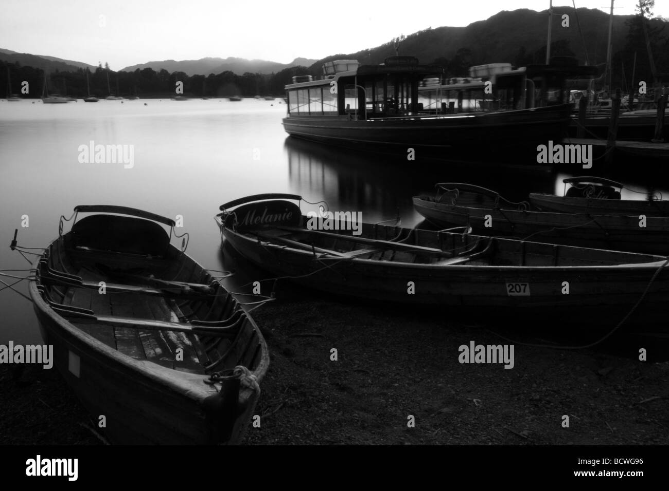 Sun rise at Grasmere, Lake District Stock Photo Alamy