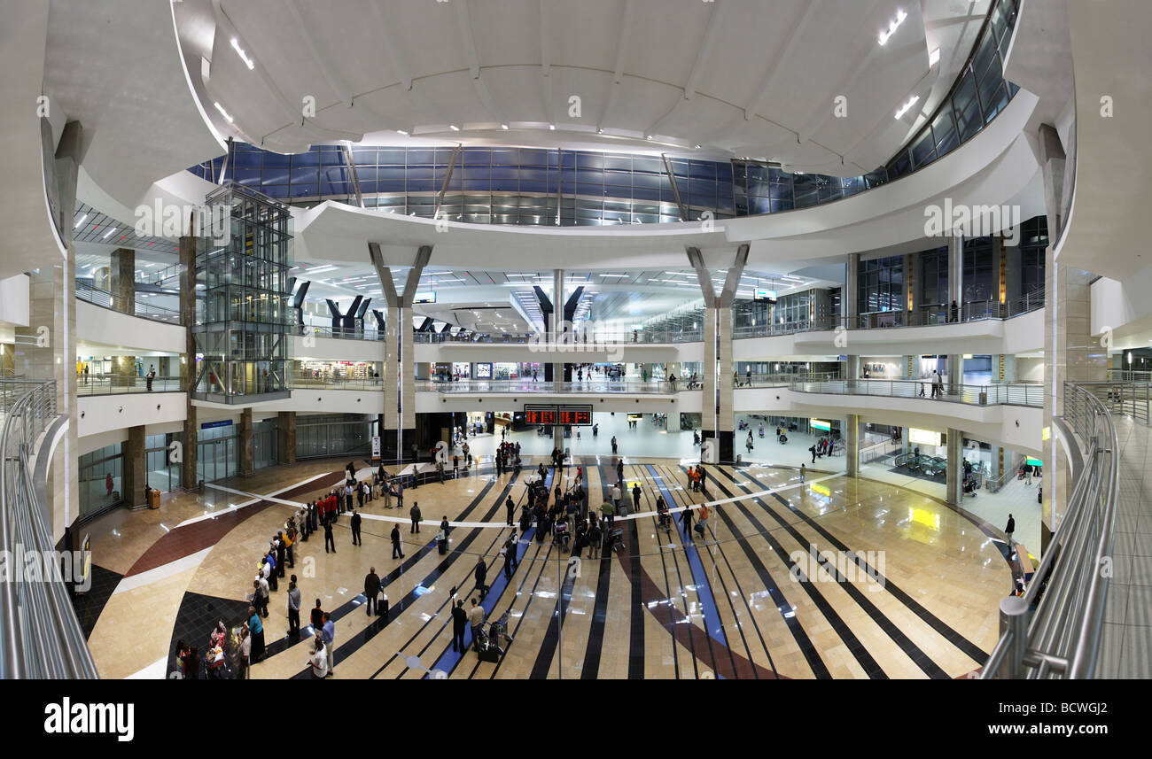 Panorama, arrival hall, O R Tambo International Airport, Johannesburg, South Africa, Africa Stock Photo