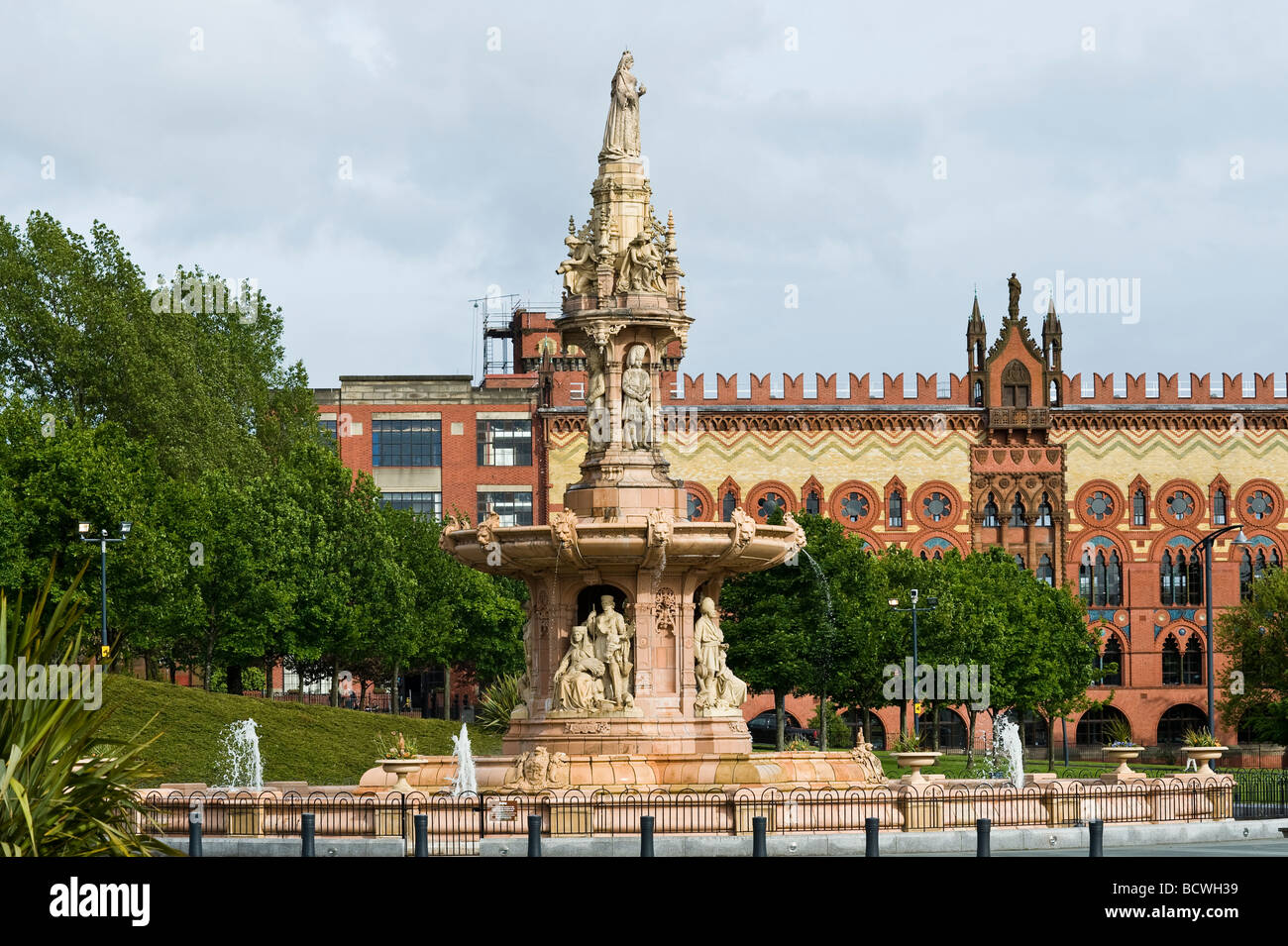 Doulton Fountain, Glasgow, Scotland, United Kingdom, Europe Stock Photo