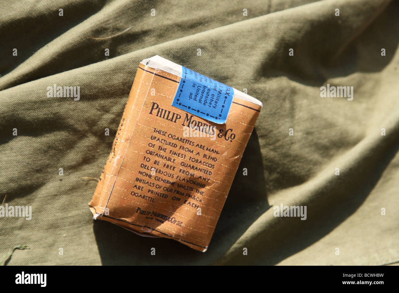 Old Philip Morris cigarettes Stock Photo - Alamy