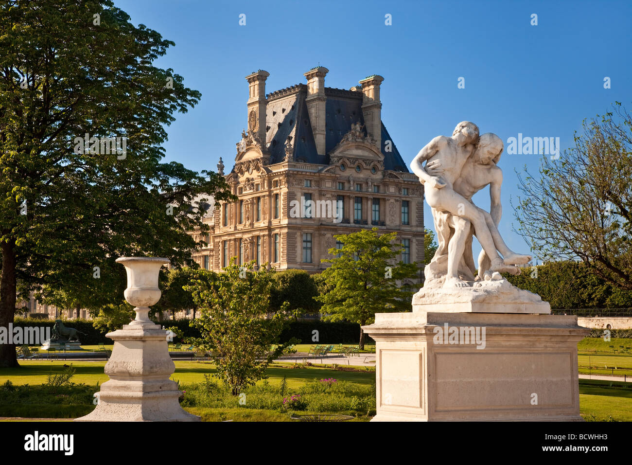Statue in Jardin des Tuileries, Paris France Stock Photo