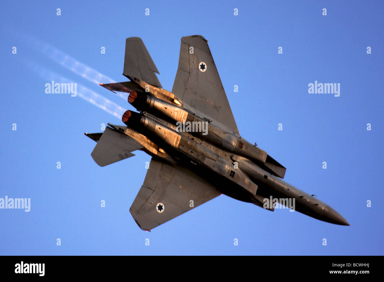 Israeli Air force Fighter jet Boeing F 15I Airborne Stock Photo