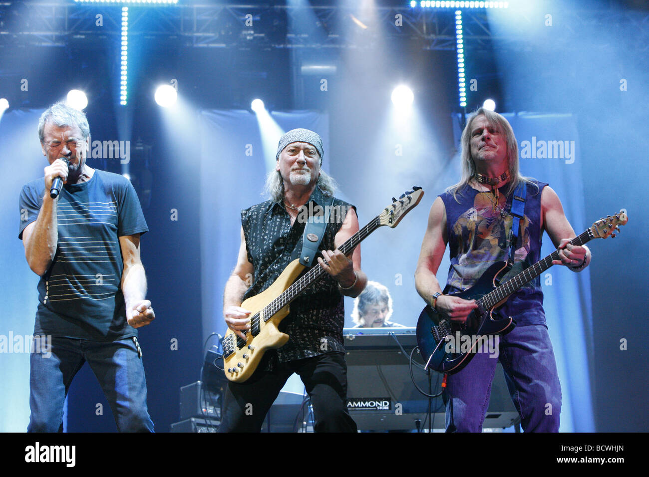 Ian Gillan Roger Glover Steve Morse Deep Purple English Rock Band Ian Gillan Roger Glover Steve Morse Deep Purple English Rock Band