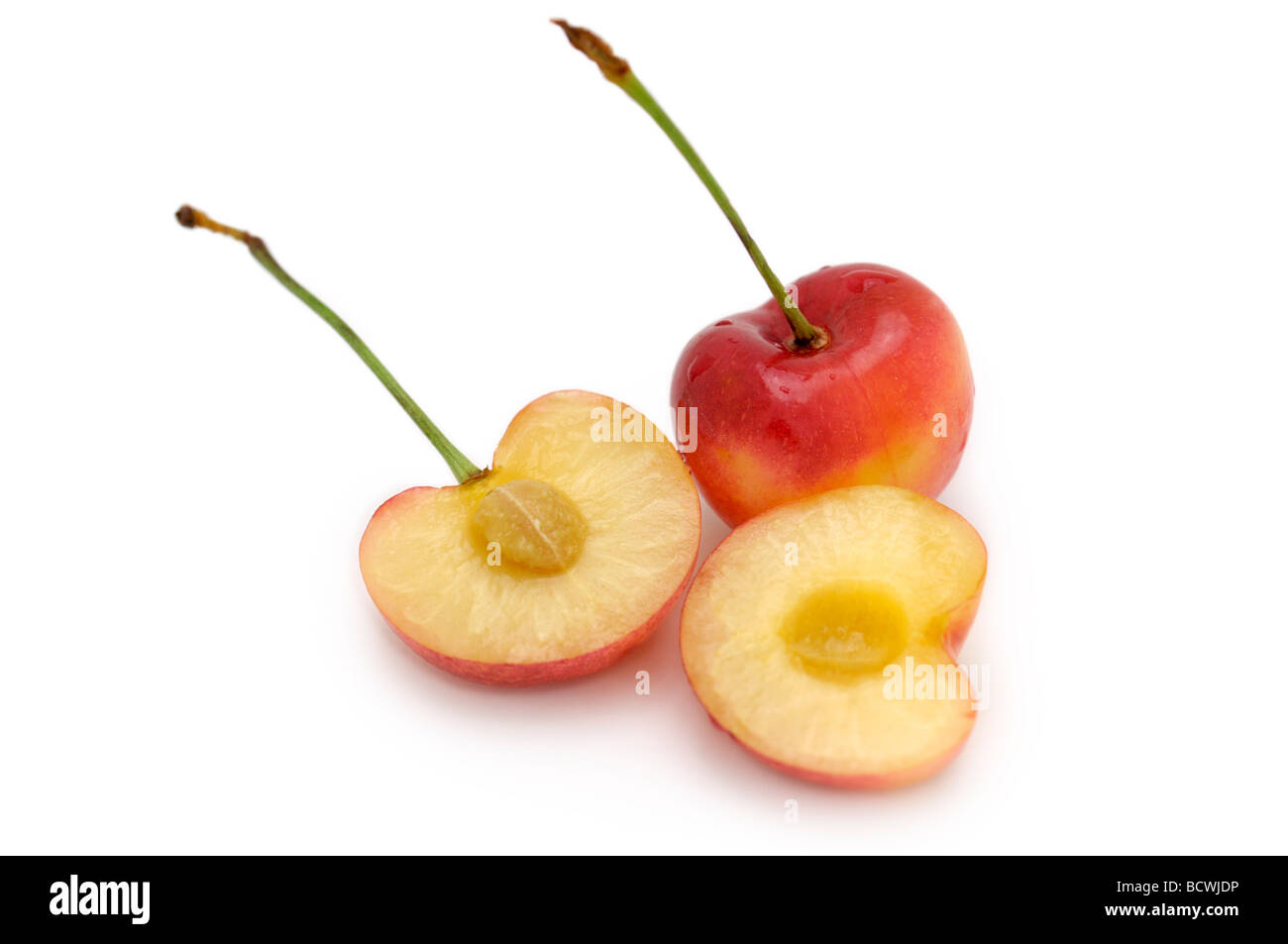 Rainier Cherries Stock Photo