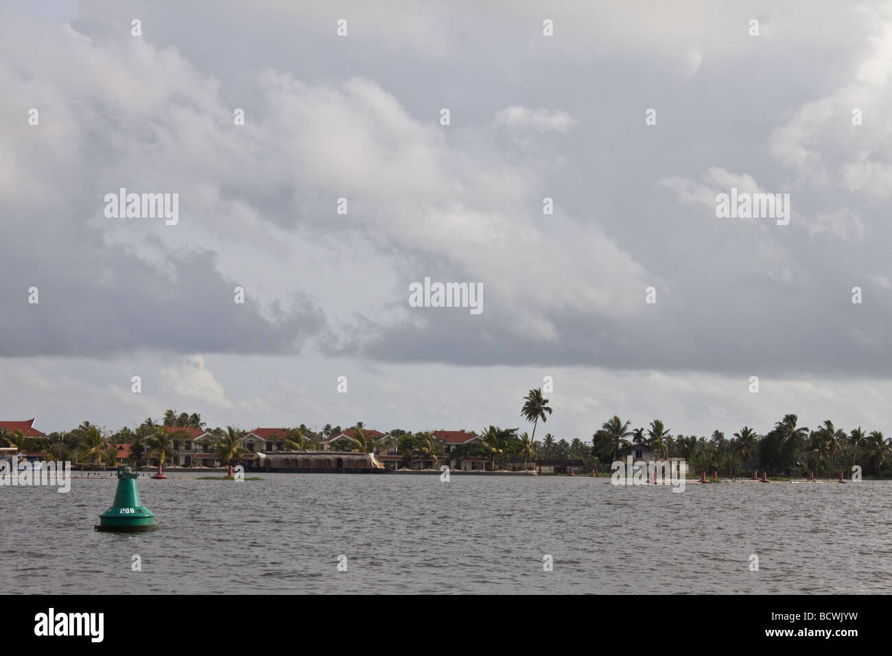 Backwaters of Alleppey Stock Photo