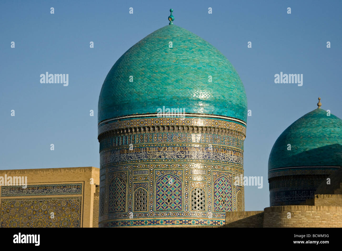 Mir i Arab Medressa in Bukhara Uzbekistan Stock Photo