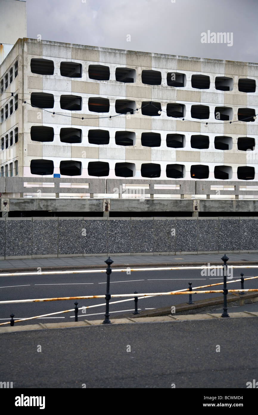 multi-story carpark in worthing, sussex, england Stock Photo