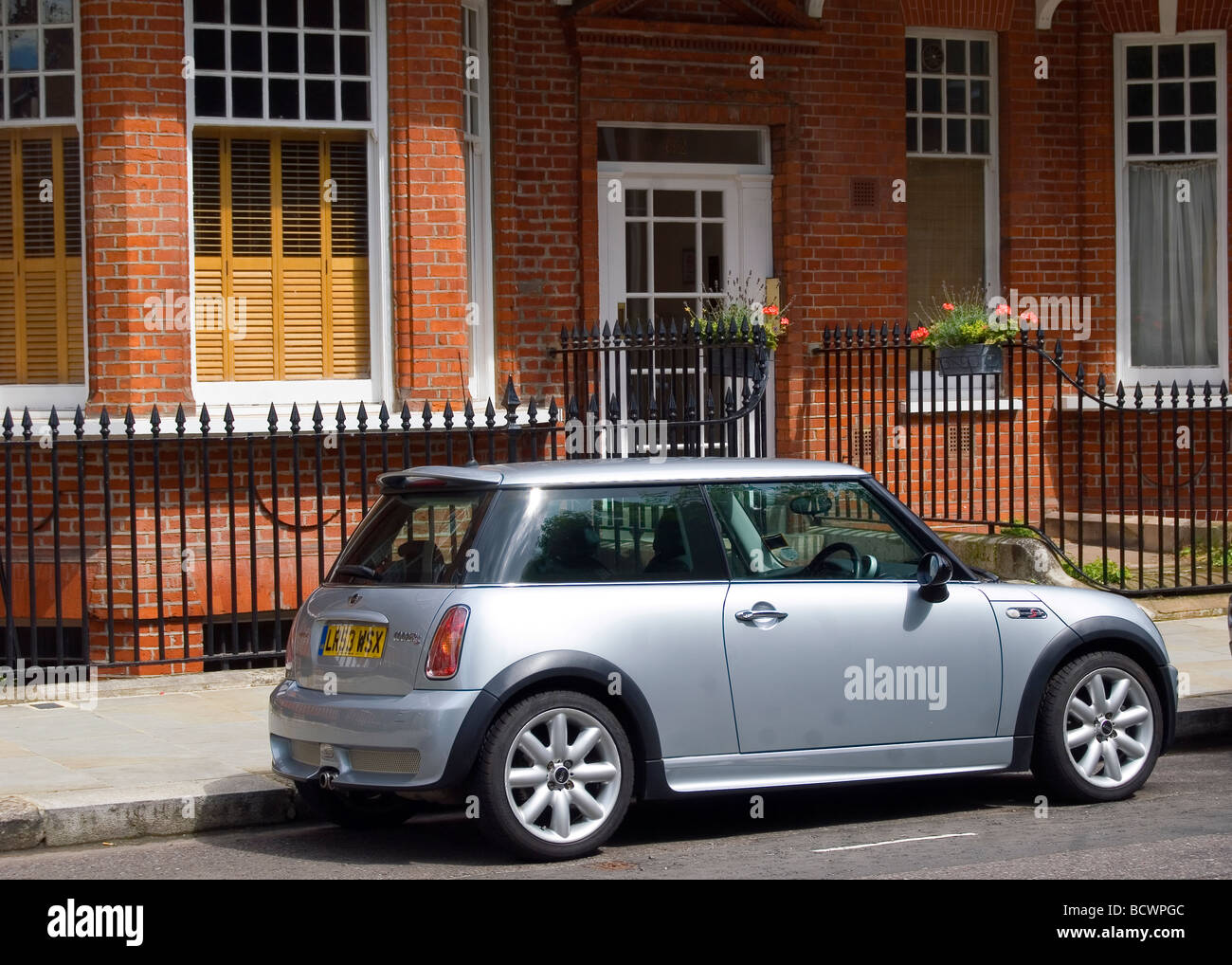 Grey Mini at South Kensington Stock Photo