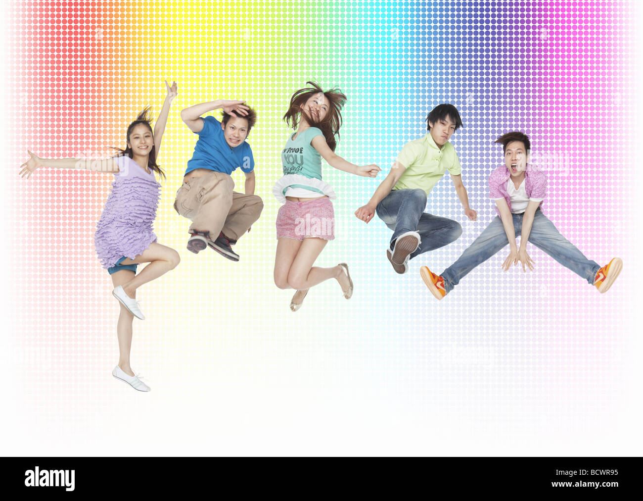 Five people jumping hi-res stock photography and images - Page 9 - Alamy