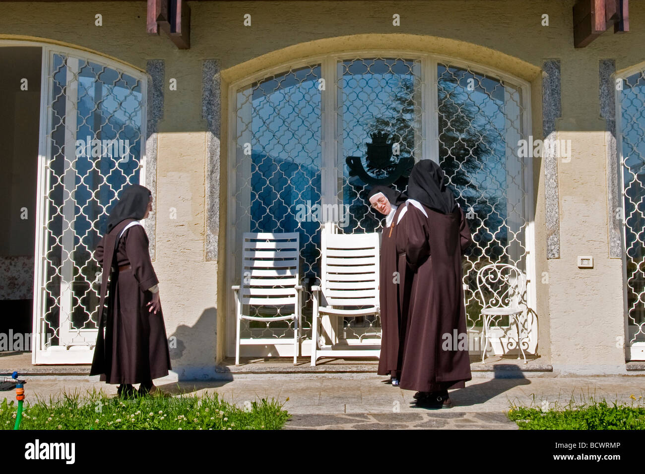 Carmelo Monastery Concenedo di Barzio Lecco Italy Stock Photo