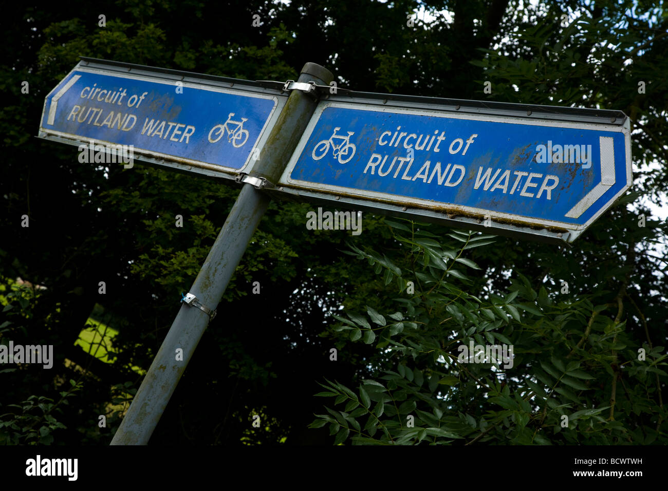 rutland water cycle circuit Stock Photo Alamy