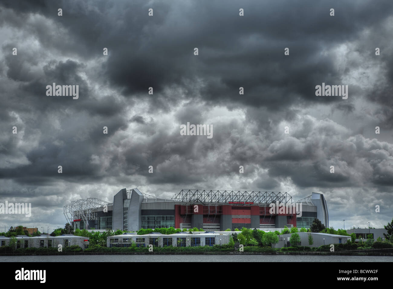 'Manchester United Old Trafford Football Ground' Stock Photo