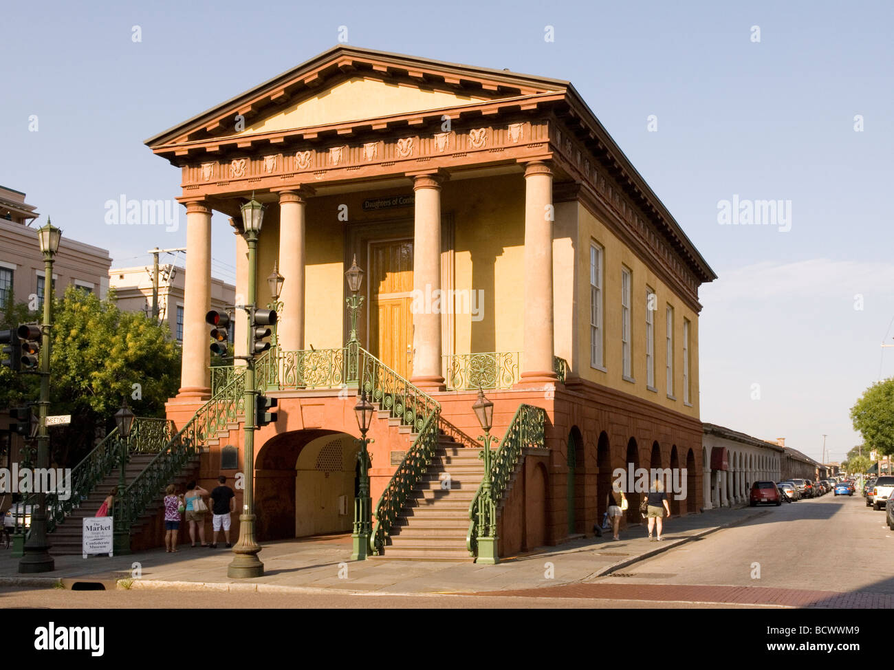 The Charleston City Market SC USA Stock Photo