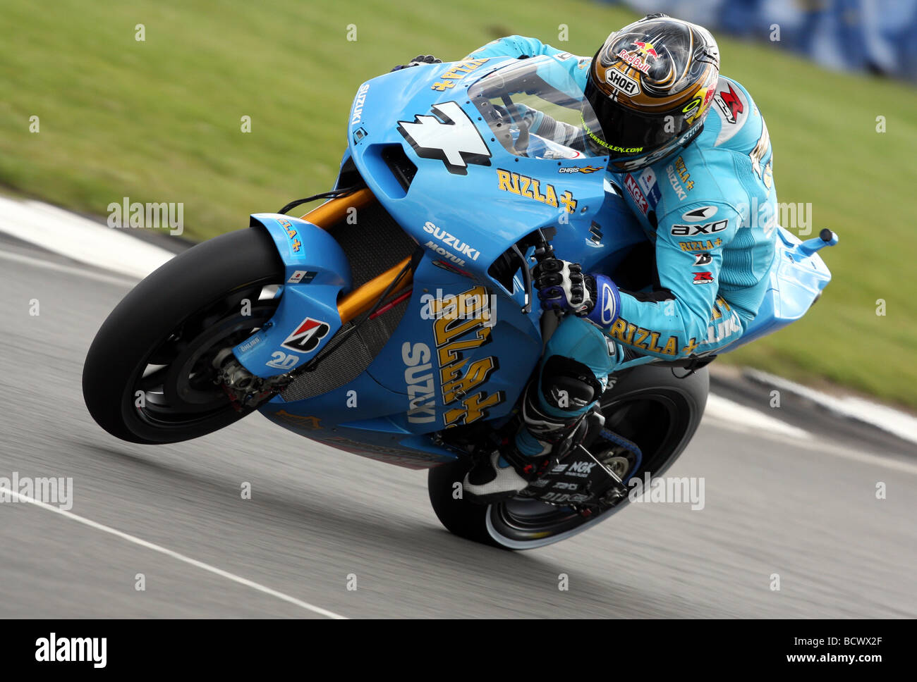 chris vermeulen rizla suzuki motogp team on his 800cc gsvr race machine  Stock Photo - Alamy