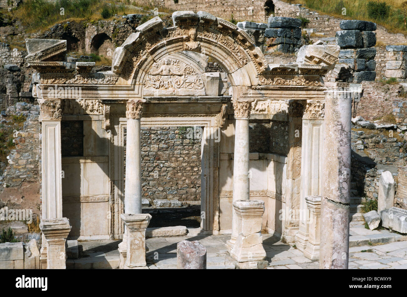 Hadrian s Temple Efes Turkey 690606 018 Stock Photo