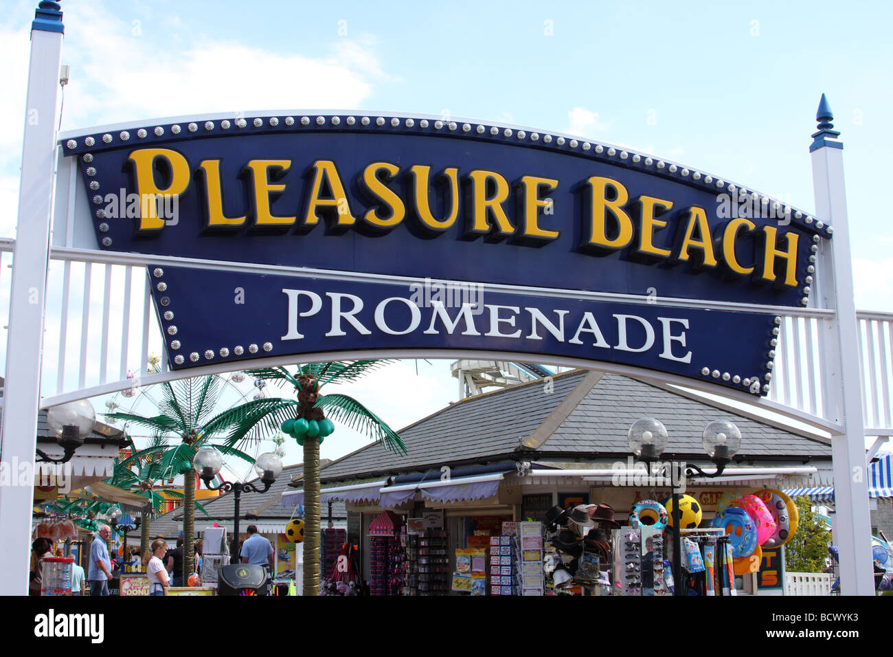 The Pleasure Beach at Skegness, Lincolnshire, England, U.K. Stock Photo