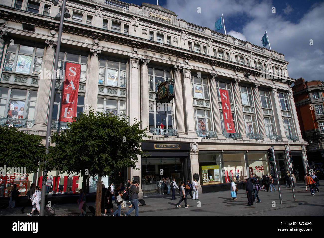 clery and co clerys department store oconnell street dublin city centre republic of ireland Stock Photo