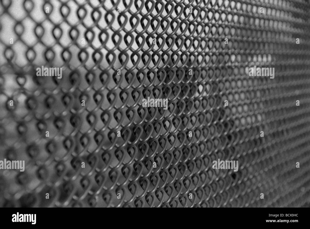 Chain Link Fence Protecting Playground Stock Photo Alamy