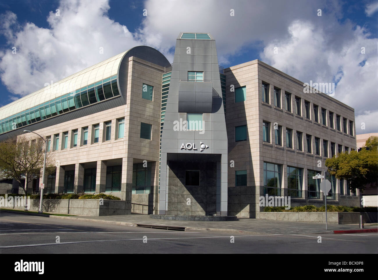 AOL headquarters in Beverly Hills, CA Stock Photo Alamy