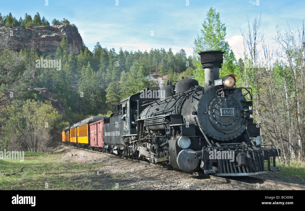Colorado Durango The Durango Silverton Narrow Gauge Railroad steam