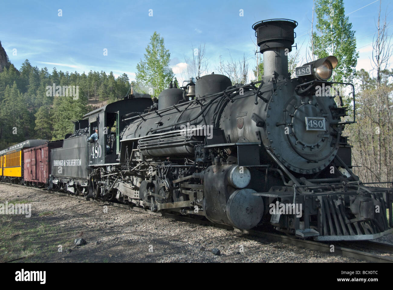 Colorado Durango The Durango Silverton Narrow Gauge Railroad steam
