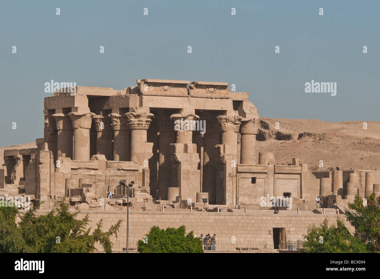 Egypt Kom Ombo Temple Stock Photo