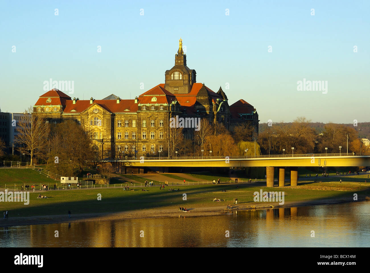 Dresden Regierungssitz 01 Stock Photo