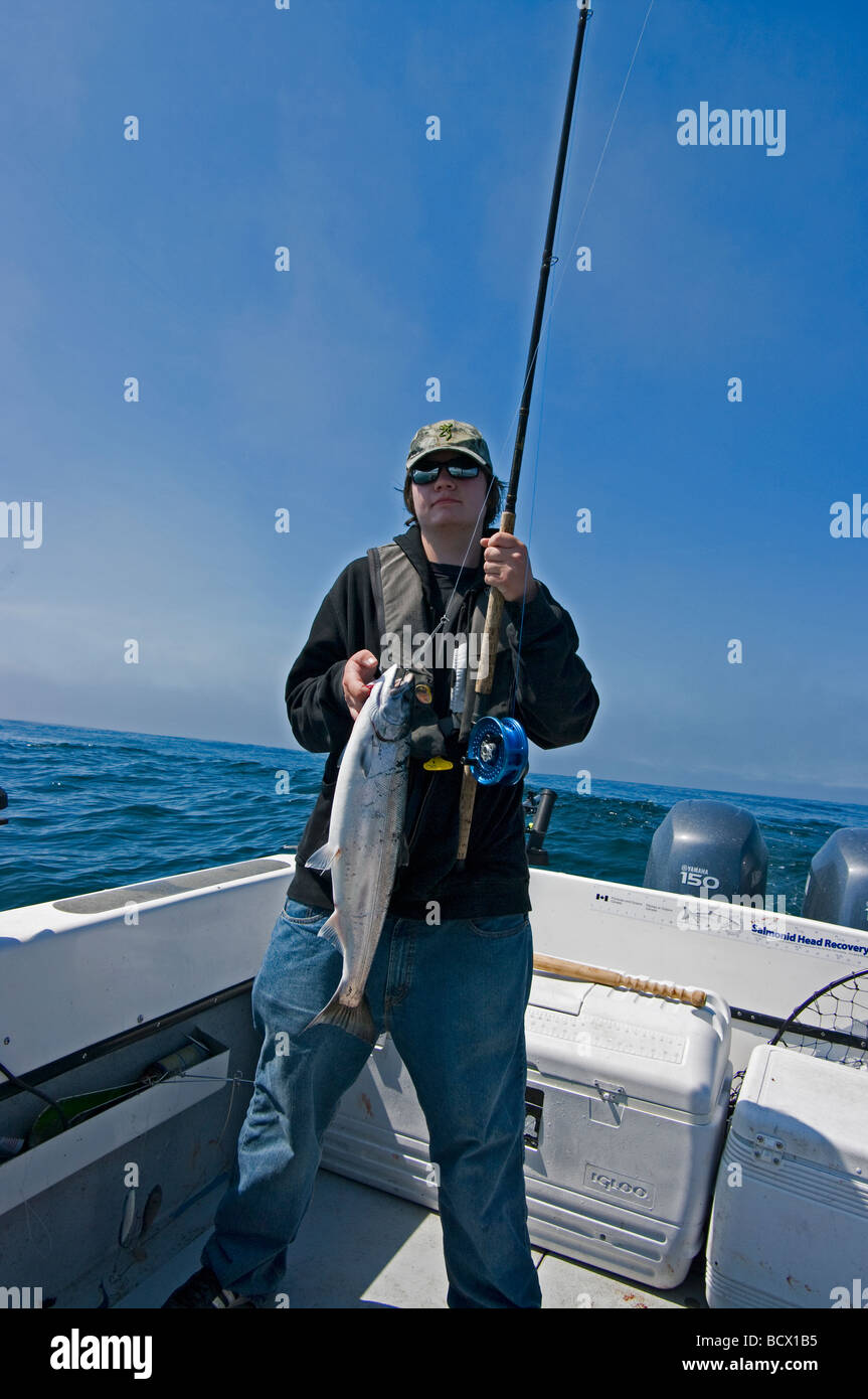 Coho salmon british columbia hi-res stock photography and images - Alamy