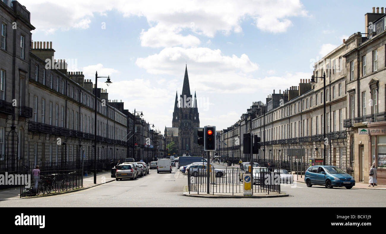 Melville Street, New Town, Edinburgh, Scotland Stock Photo Alamy