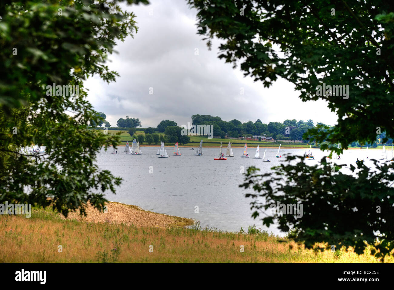 Boat Rowing Rutland Rutland lake hi-res stock photography and images - Alamy