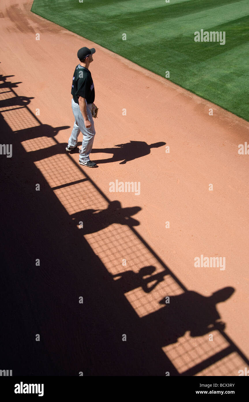 Baseball Player and Fans Stock Photo Alamy