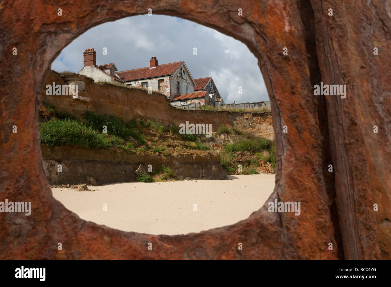 Coastal Erosion Happisburgh Norfolk UK May Stock Photo - Alamy