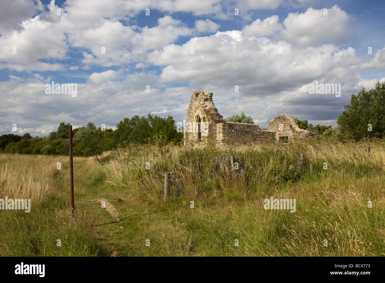 Remains of St Peter's Church, Stanton Low, Milton Keynes, c1100, sole