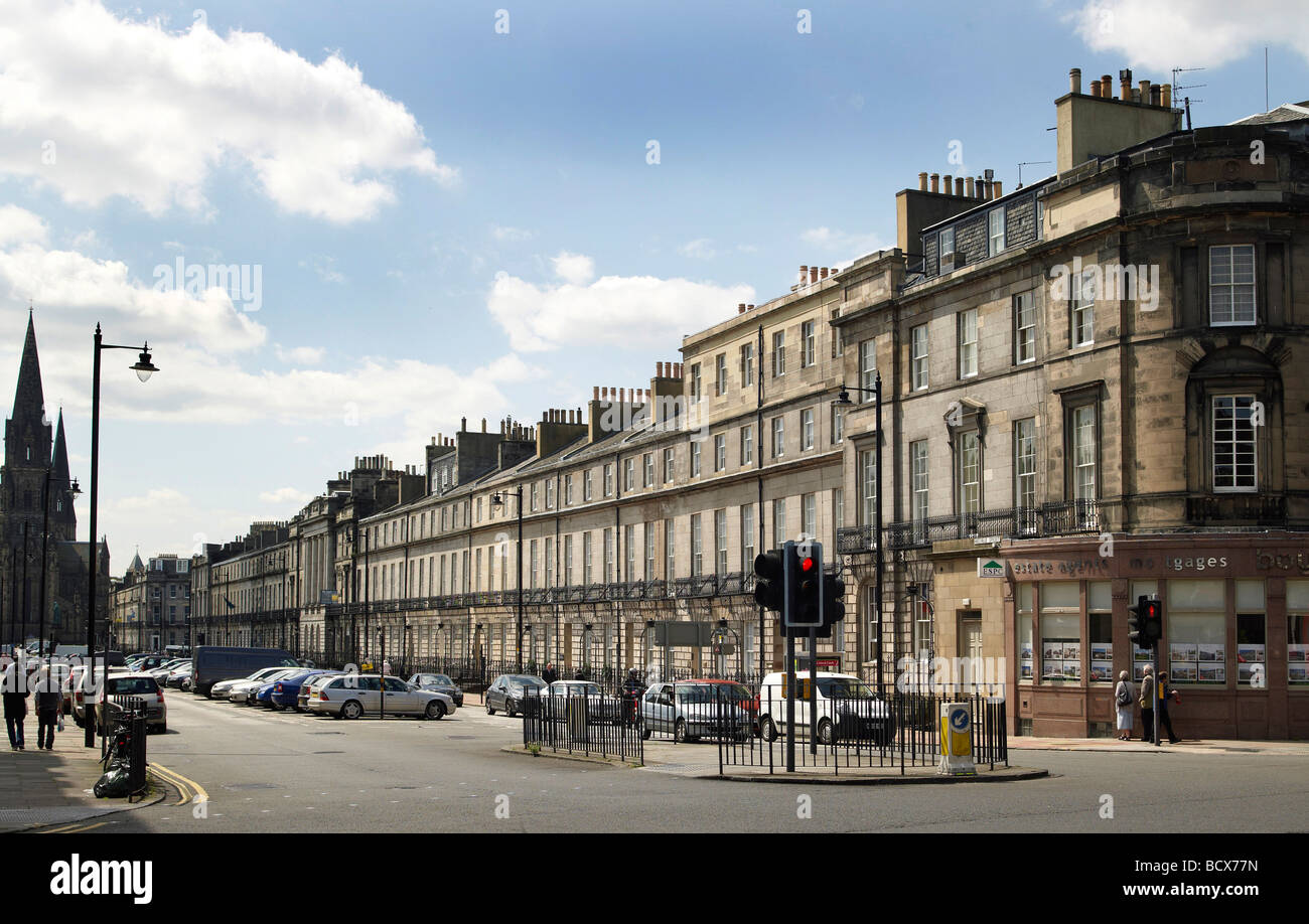 Melville Street, New Town, Edinburgh, Scotland Stock Photo