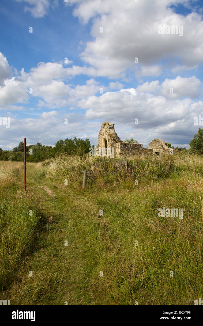 Remains of St Peter's Church, Stanton Low, Milton Keynes, c1100, sole