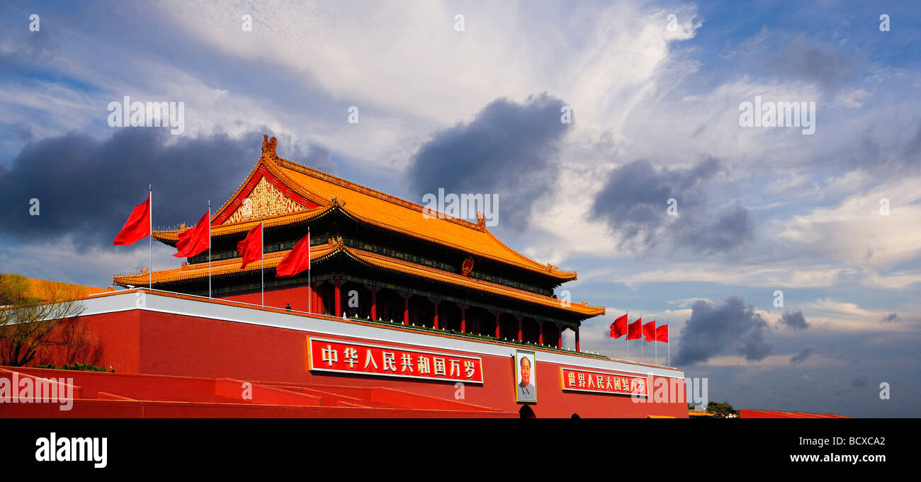 Gate Of Heavenly Peace Beijing High Resolution Stock Photography and