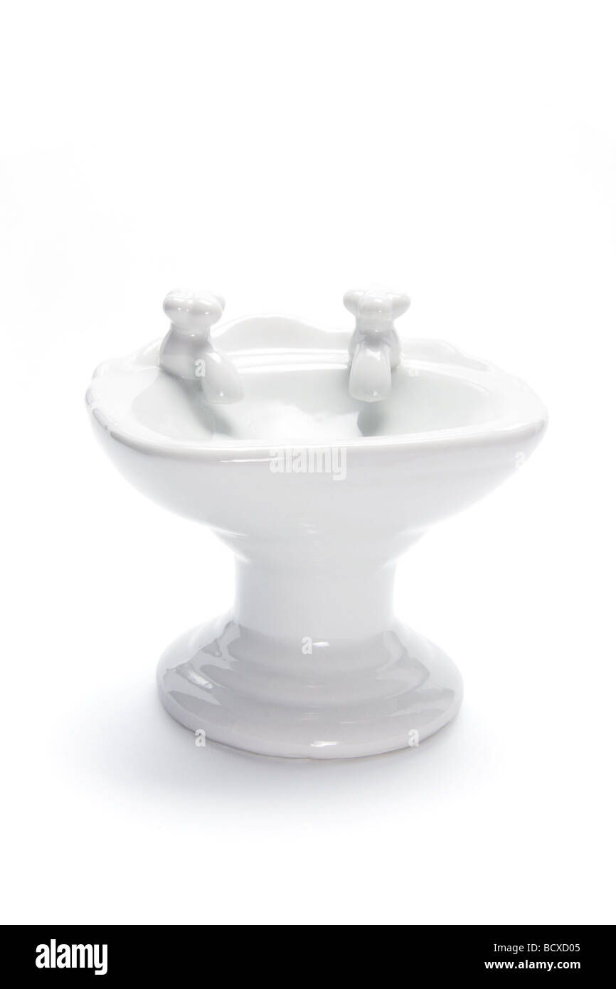 Miniature Wash Basin Stock Photo