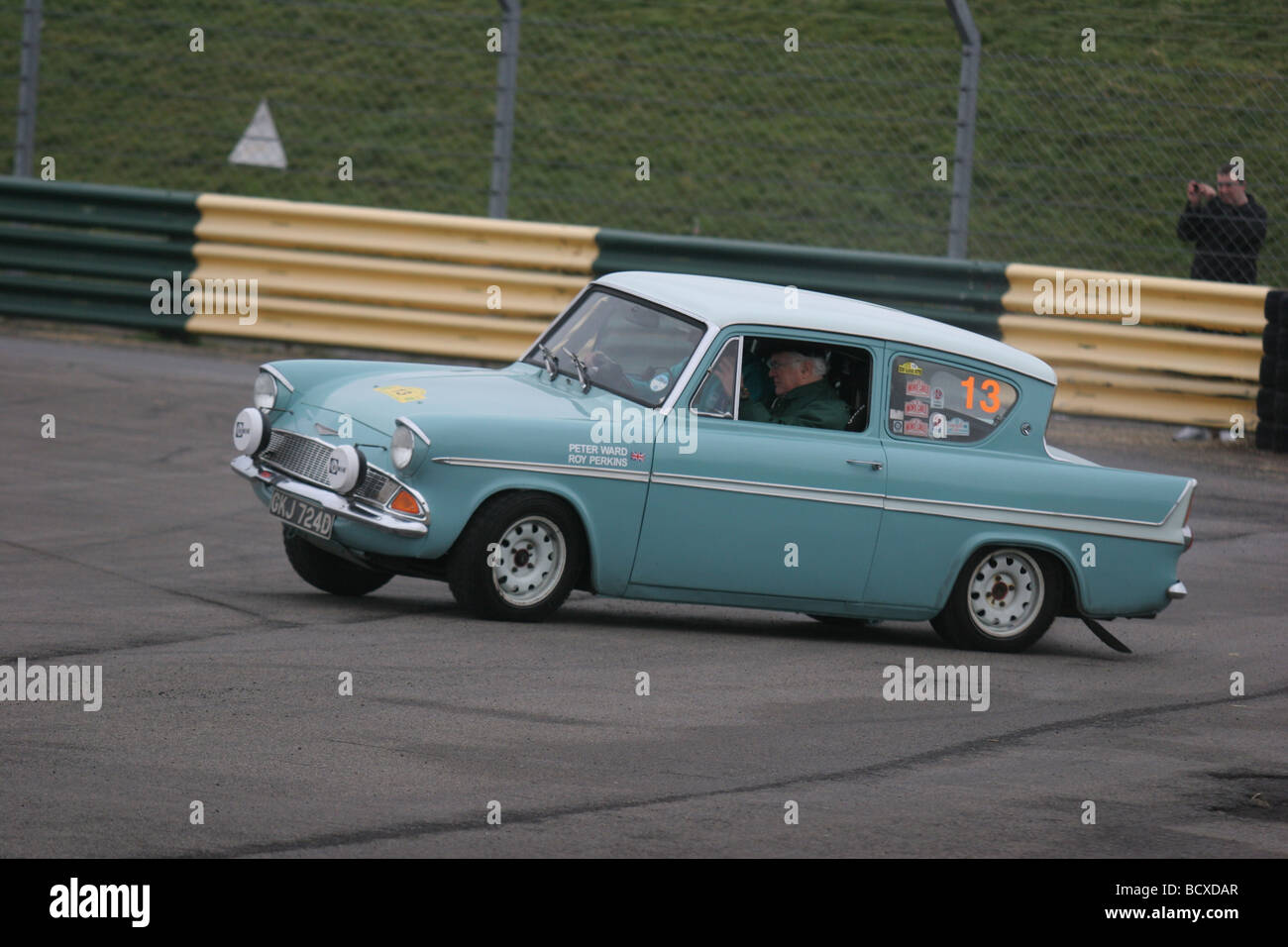 The Ford Anglia was a British car from Ford in the UK. Stock Photo