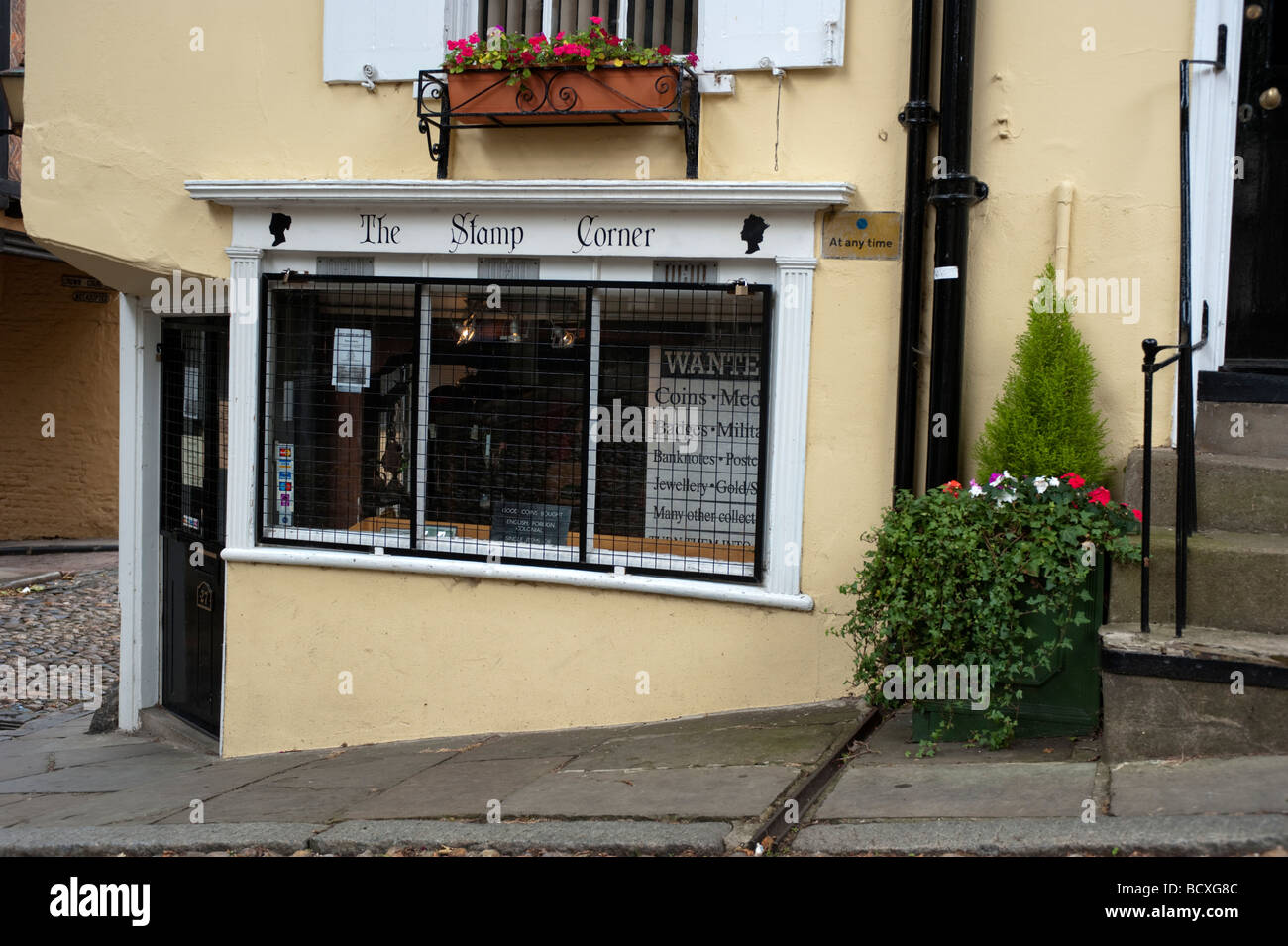 The Stamp Corner Shop in Norwich Stock Photo Alamy