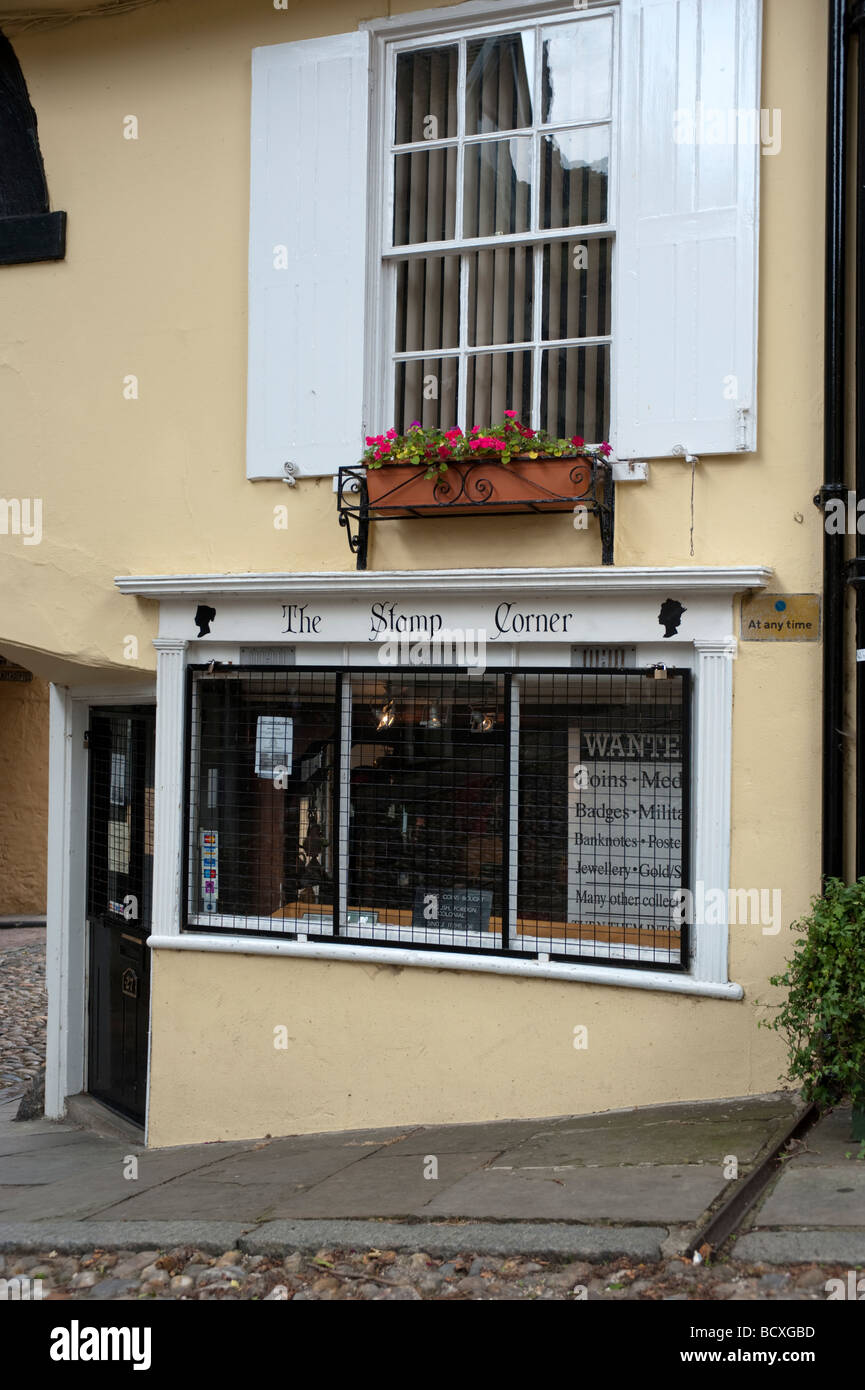 The Stamp Corner shop in Norwich Stock Photo Alamy