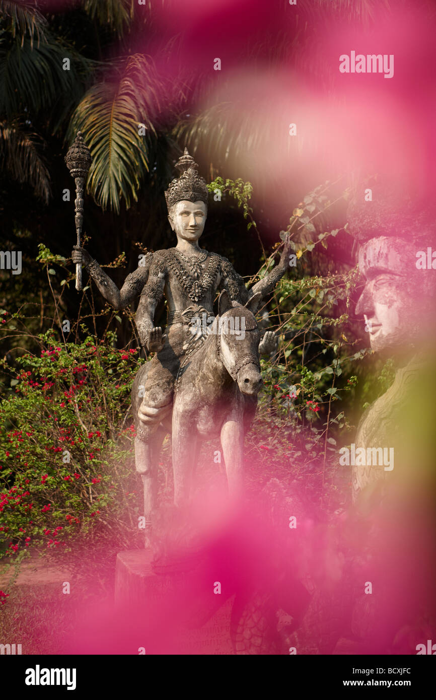 the garden of the Buddhas, Xieng Khuan, nr Vientiane, Laos Stock Photo
