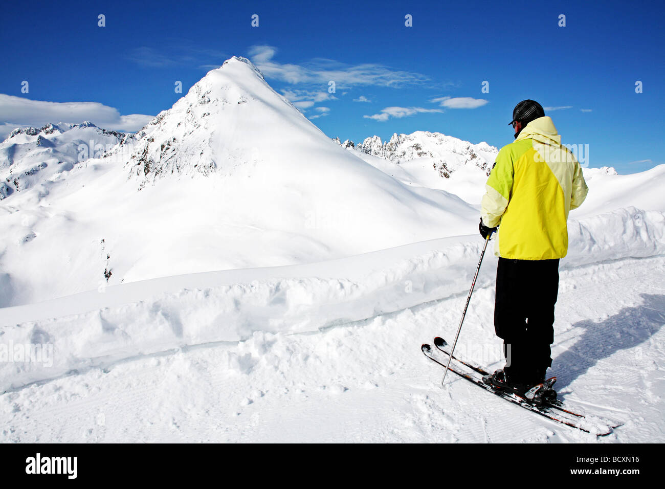 The ski resort of Cauterets in the French Pyrenees Stock Photo
