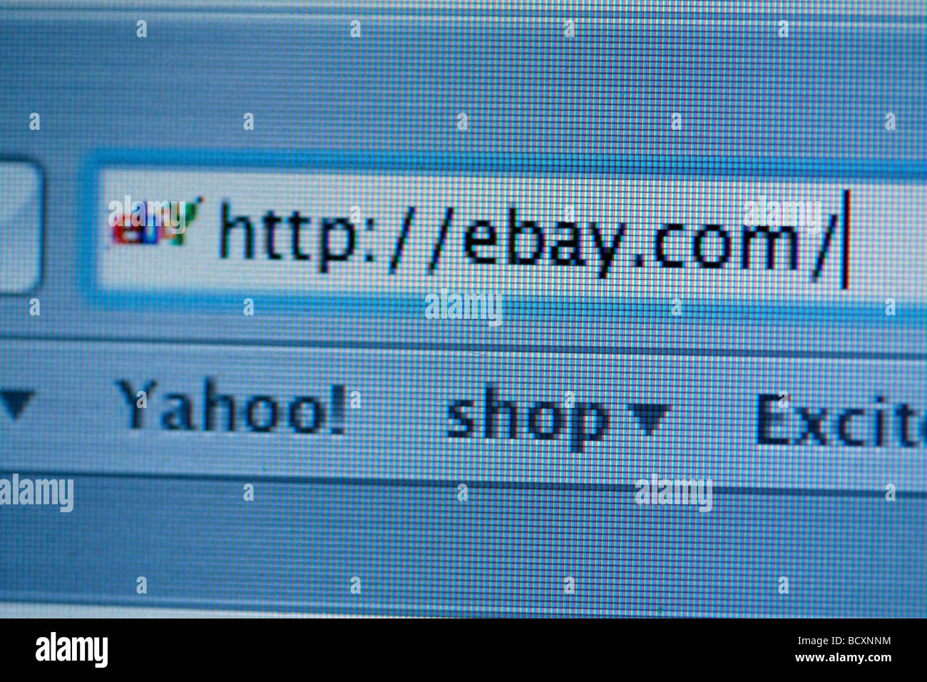 web site, ebay.com Stock Photo