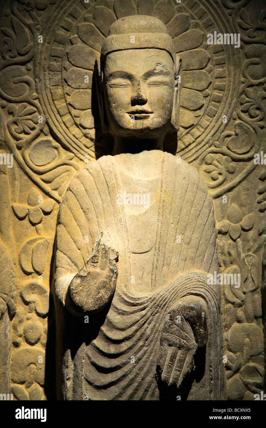 Buddha,Stone Figure,China Stock Photo