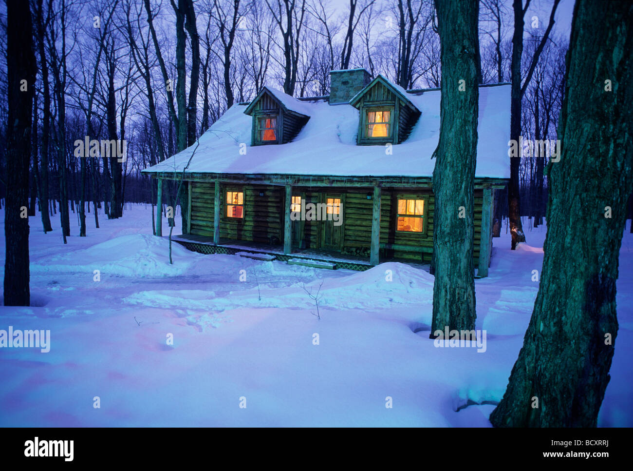 cottage sucrerie de la montagne, rigaud, quebec, canada Stock Photo Alamy